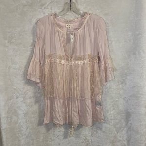 NWT Light Pink Lace Tunic